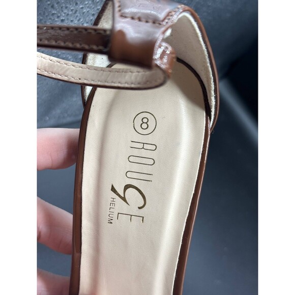 Rouge helium size 8 open toe heels - Picture 2 of 3